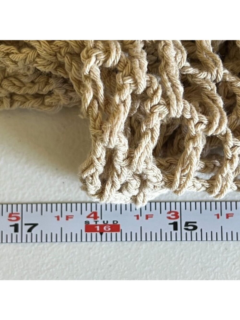 Blower Crochet Cover-up Open Knit Dress Beach to Bar Bohemian Resort Euro Summer - Picture 9 of 12